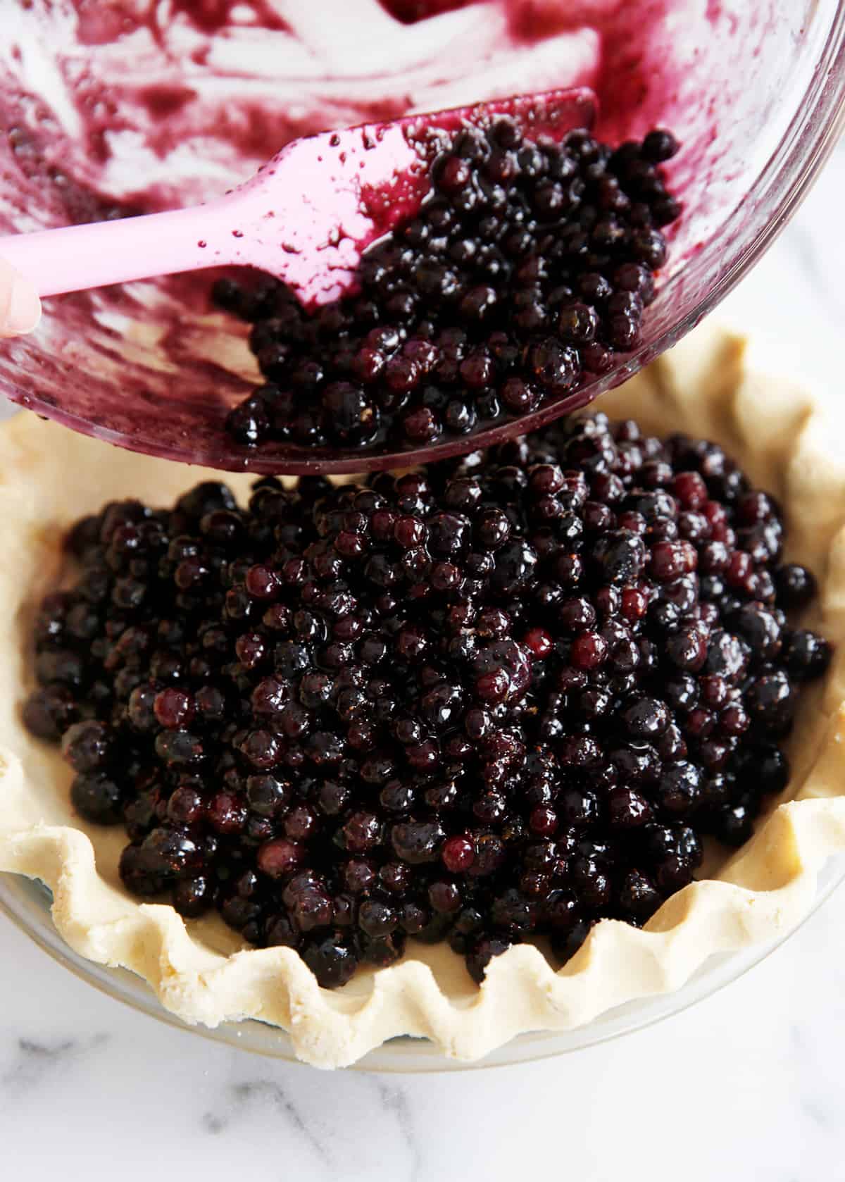gluten free blueberry pie filling