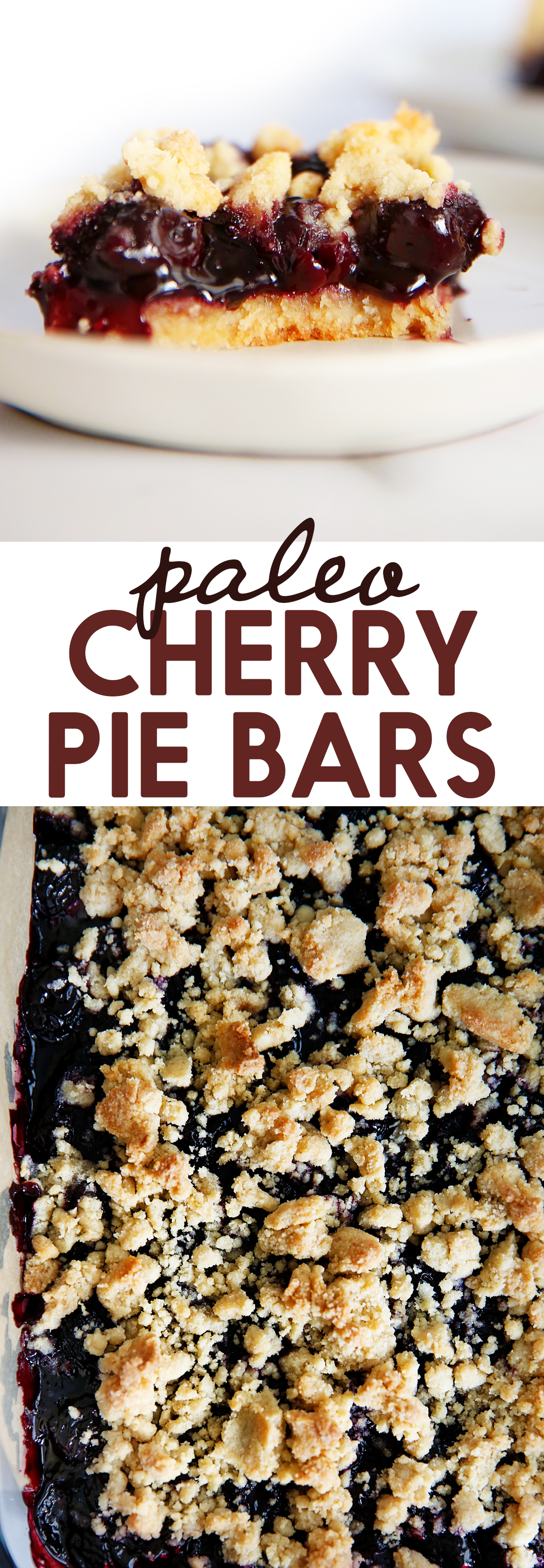 Gluten-Free Cherry Pie Bars | Lexi's Clean Kitchen