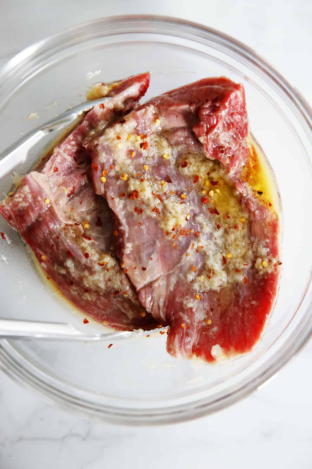 flank steak in an easy marinade