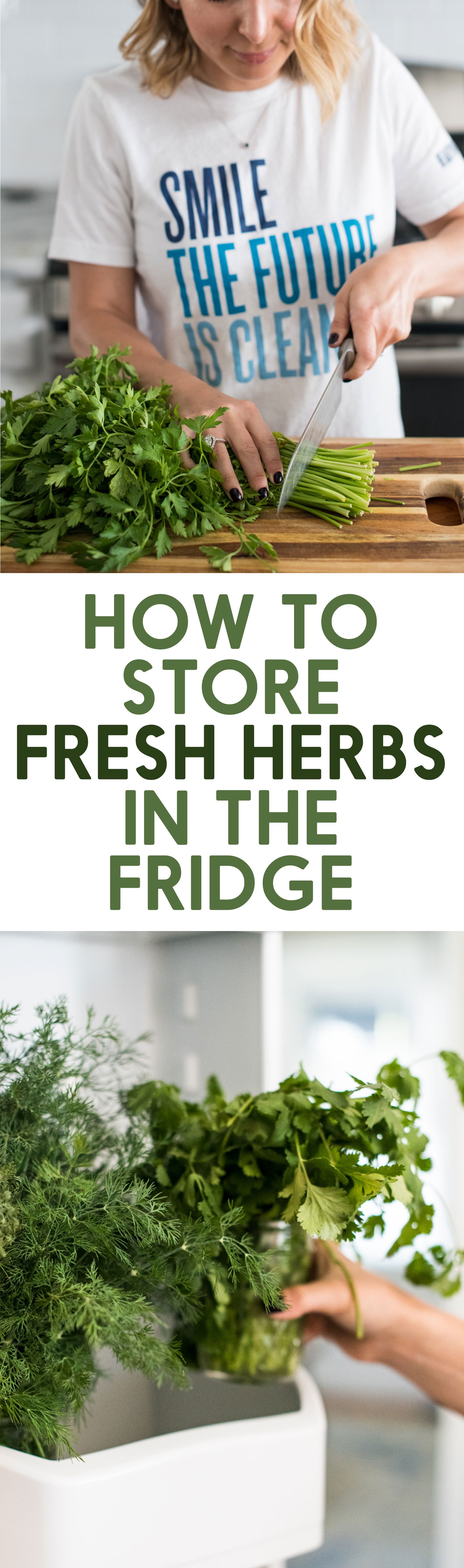 How to Store Fresh Herbs in the Fridge