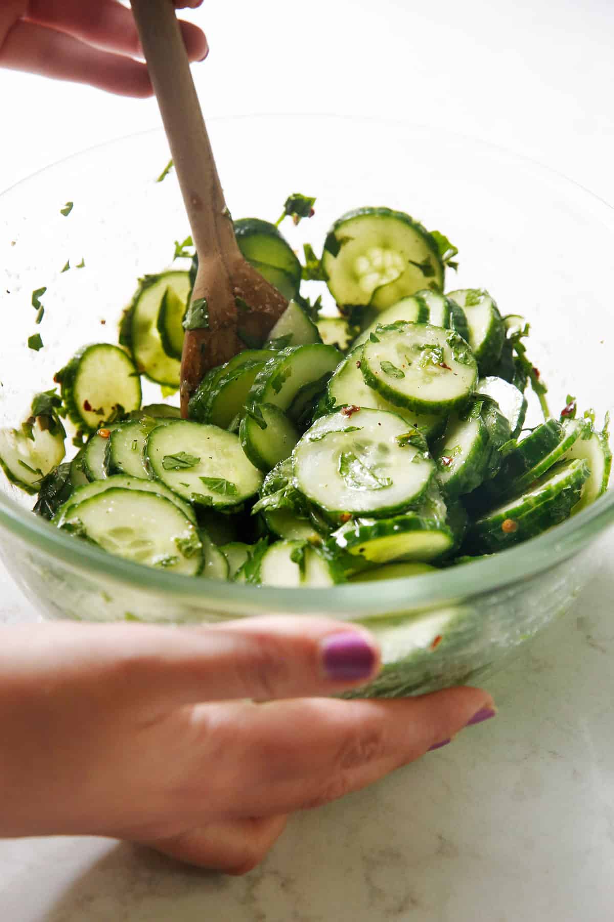Ready to eat cucumber salad recipe