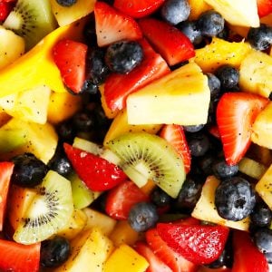 Honey Lime Fruit Salad Recipe with Chia Seeds - Lexi's Clean Kitchen