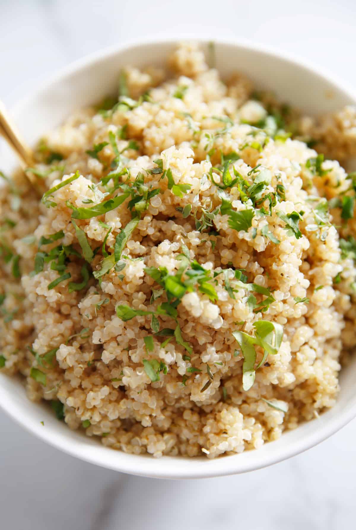 Lexi's Clean Kitchen | Herb and Garlic Quinoa