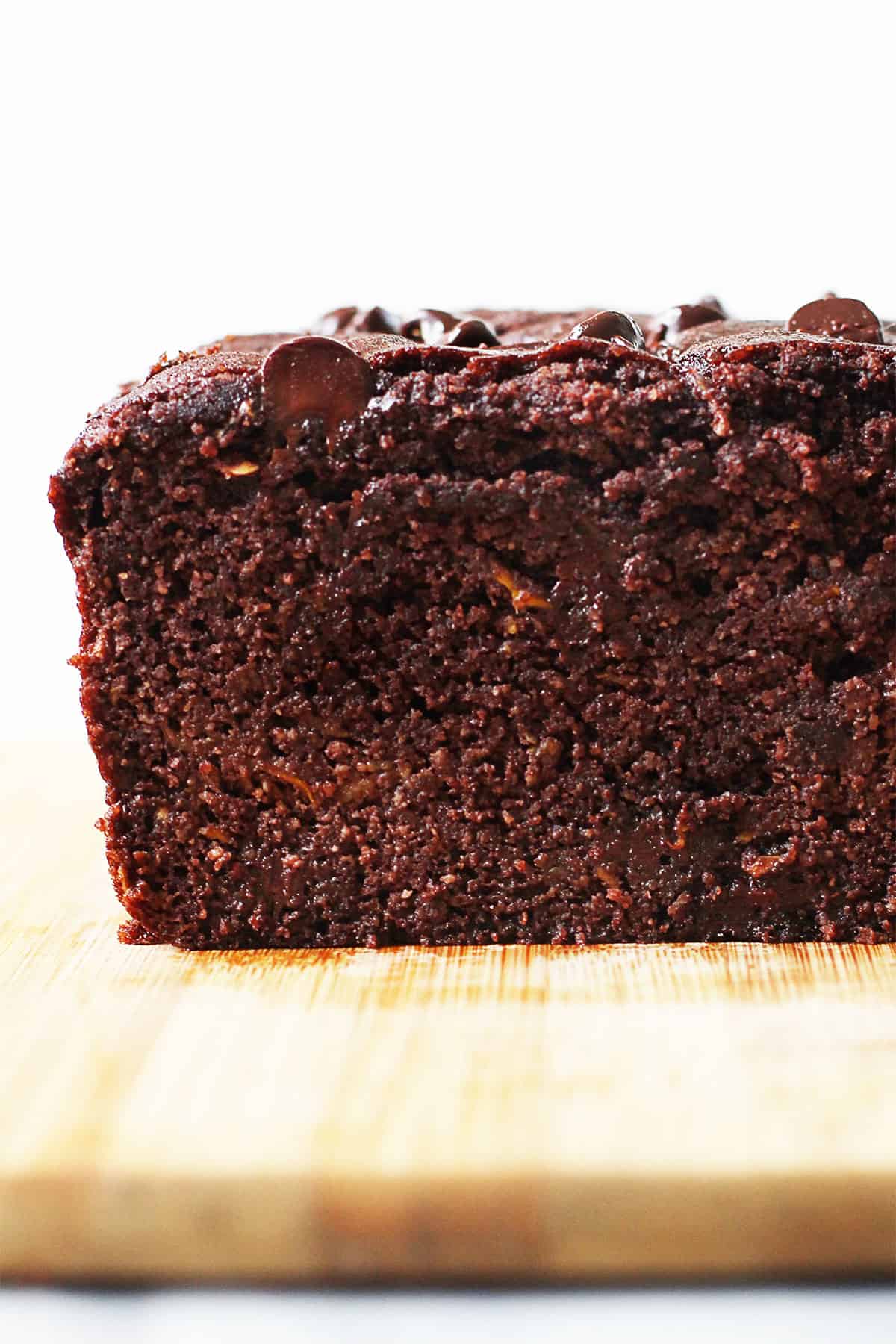 Double chocolate zucchini bread.