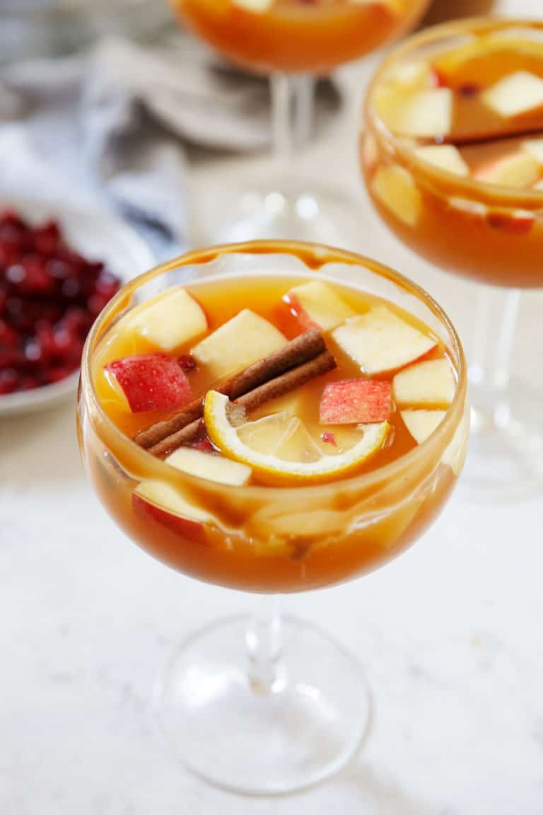 Apple Cider Sangria Recipe - Lexi's Clean Kitchen