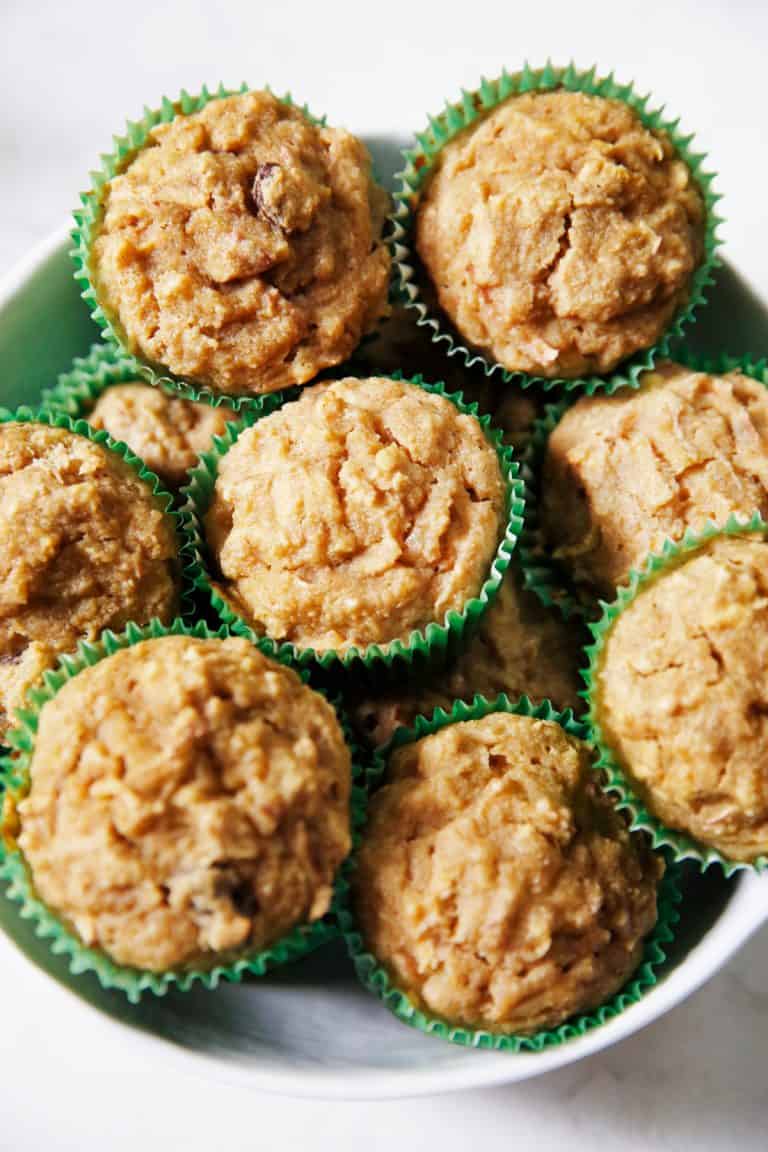 Healthy Apple Muffins Made with Oats - Lexi's Clean Kitchen