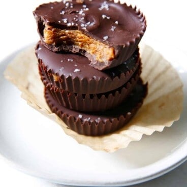 Dark Chocolate Almond Butter Cups - Lexi's Clean Kitchen