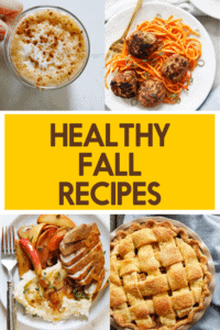 Recipe ideas to cook in the fall.