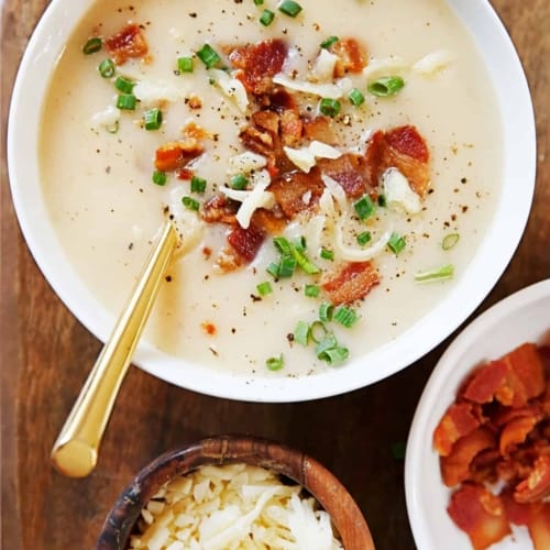 Instant Pot Loaded Potato Soup - Lexi's Clean Kitchen