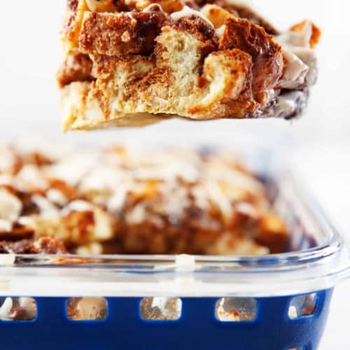 Overnight Cinnamon Roll French Toast Casserole Lexi's Clean Kitchen