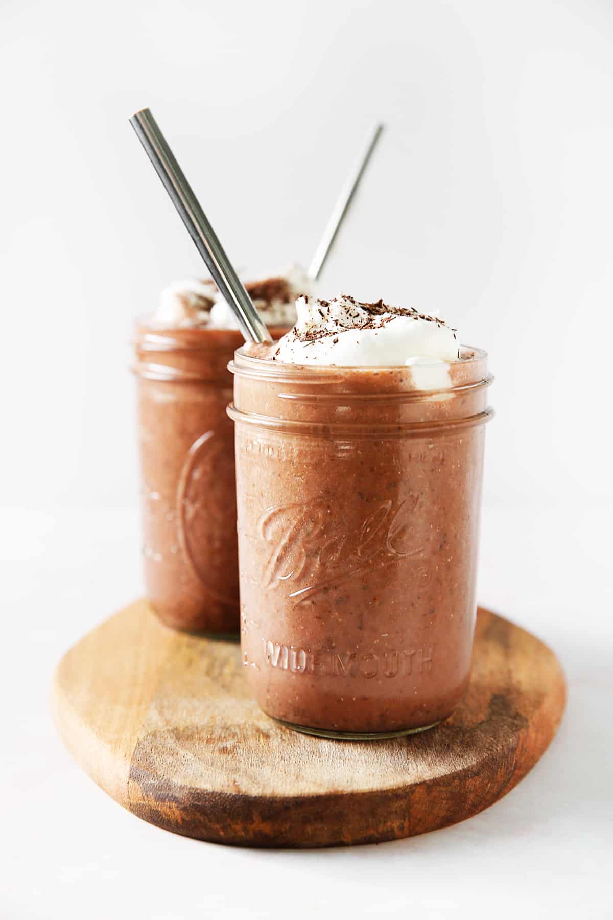 Healthier Frozen Hot Chocolate - Lexi's Clean Kitchen