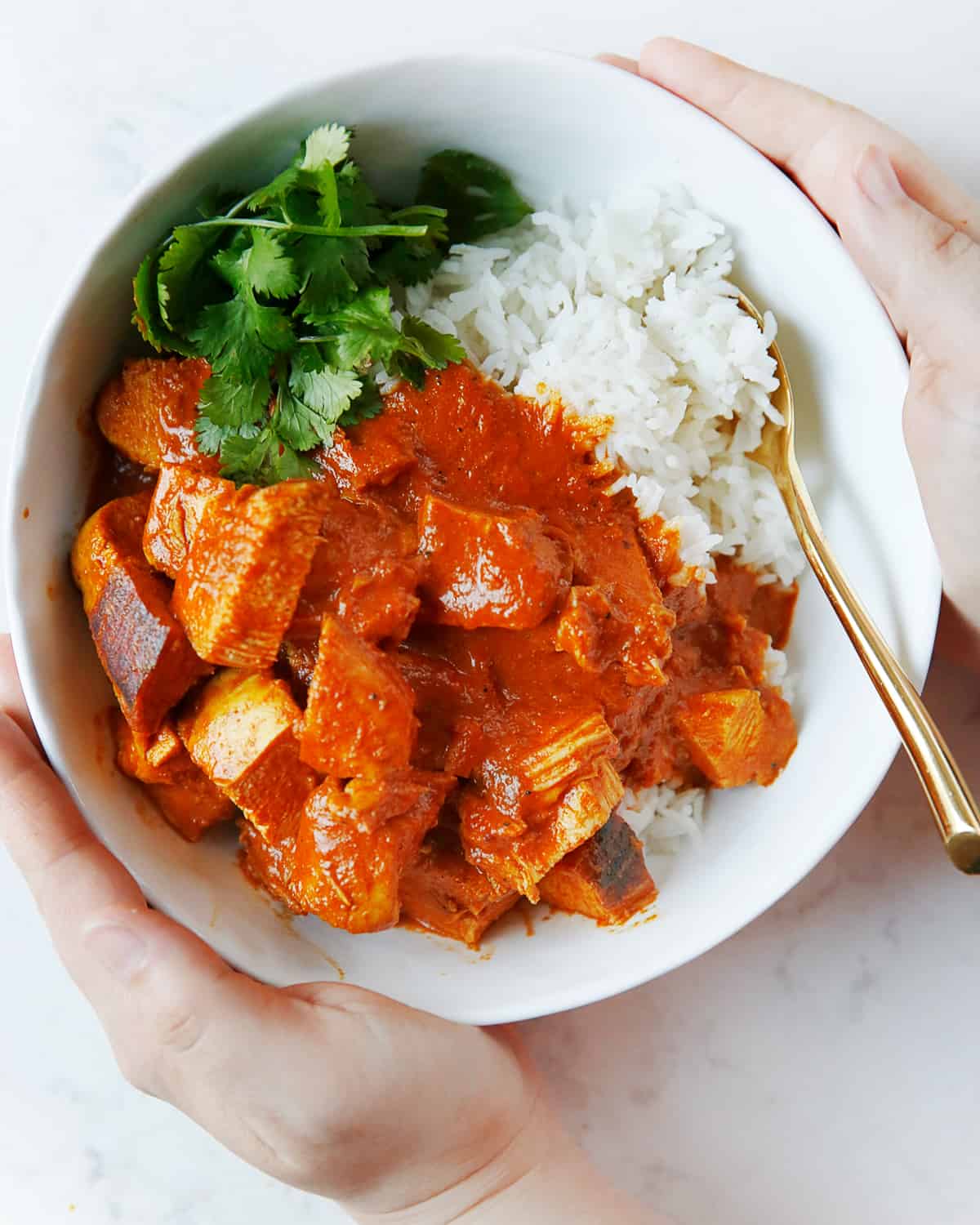 Butter Chicken instant pot in a bowl