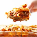 Easy gluten free baked ziti