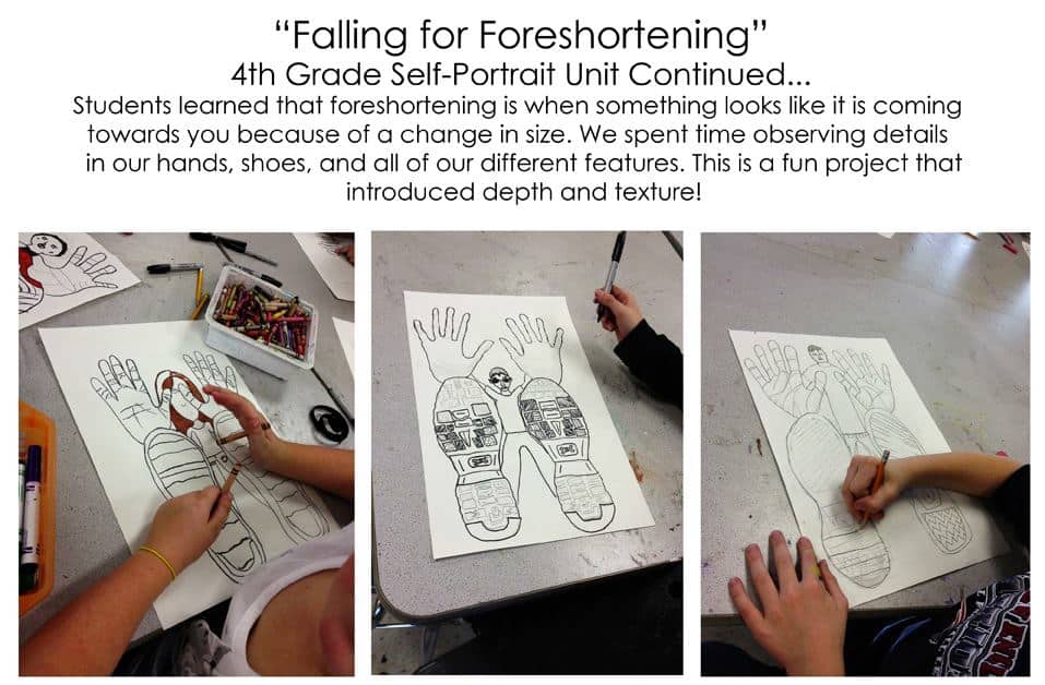 Foreshortening Art Project For Kids