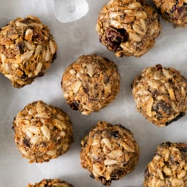 Delicious Nut Free Energy Balls to pack