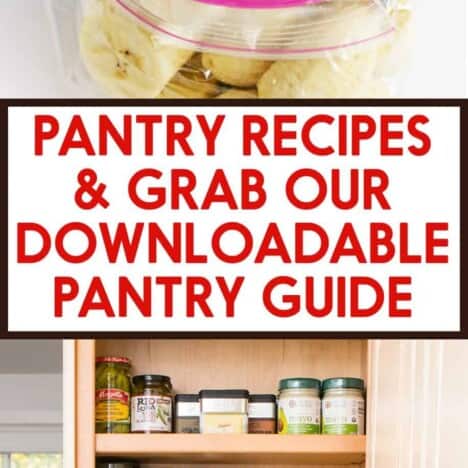 Pantry Recipes and Pantry Guide