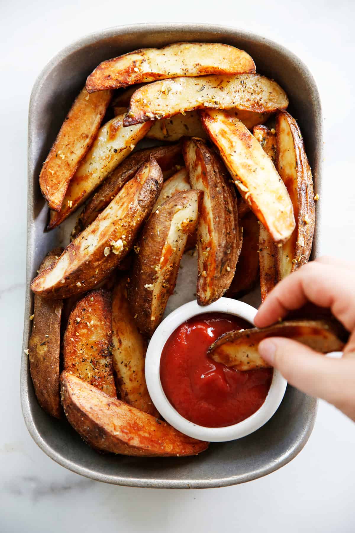 baked potato wedges