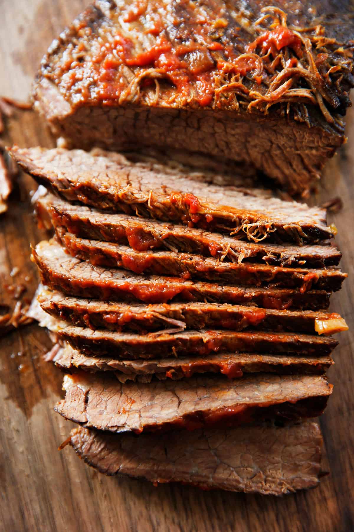 Slow cooker brisket.