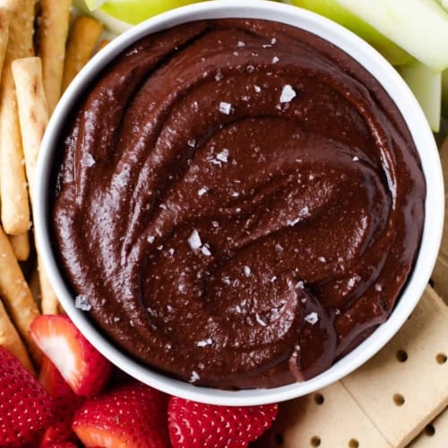 Healthy Chocolate Hummus Dip Lexi's Clean Kitchen