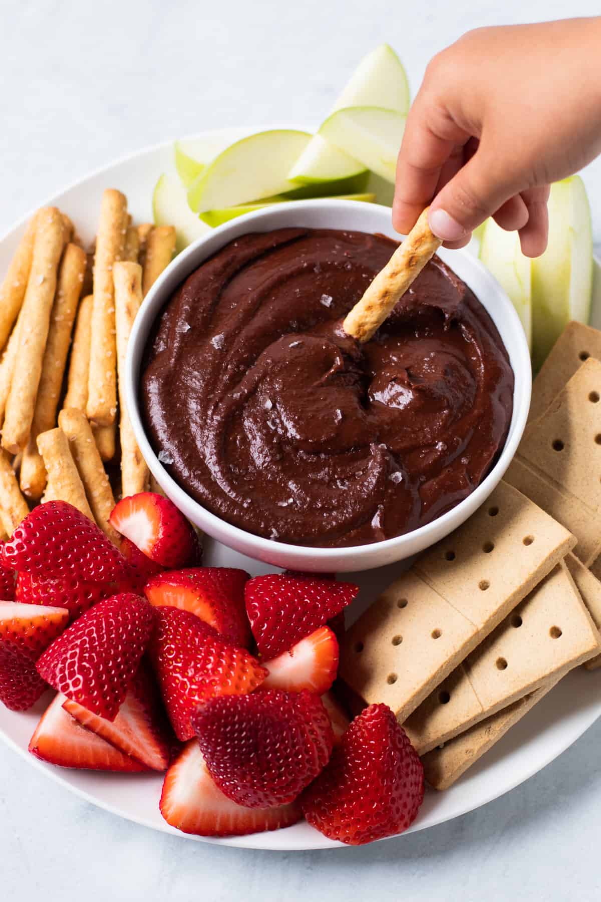 Healthy Chocolate Hummus Dip Lexi S Clean Kitchen