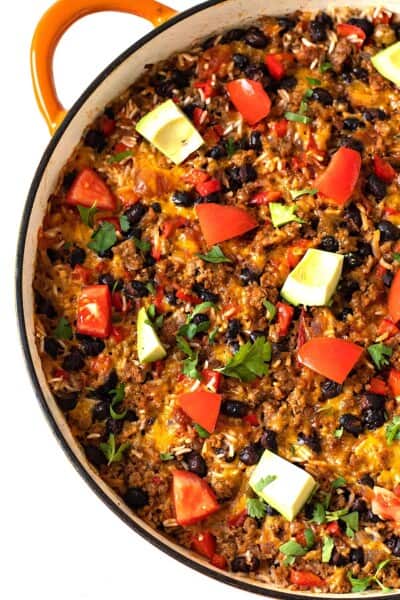 Taco Rice Casserole - Lexi's Clean Kitchen