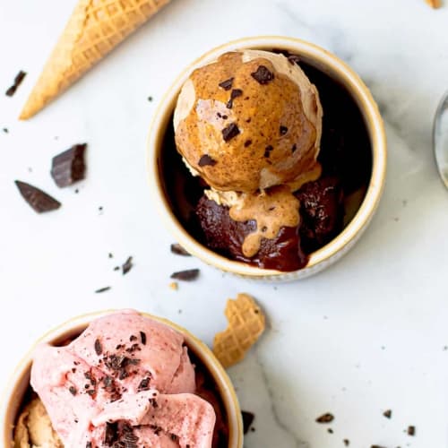 3-Ingredient Chocolate Banana Ice Cream (Vegan, Paleo) - The