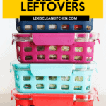 A Pinterest image for leftovers.