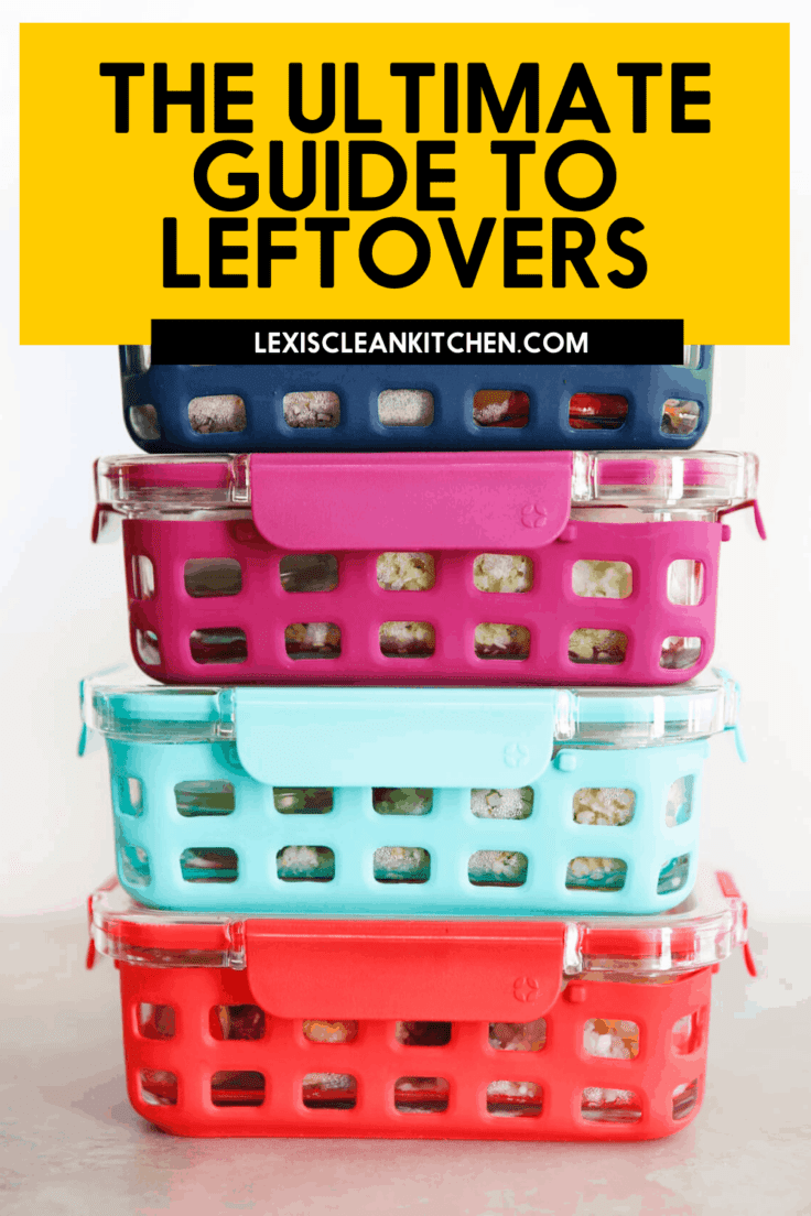 A Pinterest image for leftovers.