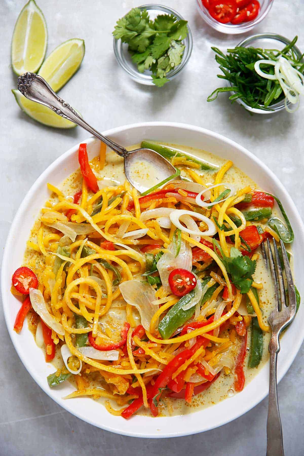 Curry Butternut Squash Noodles