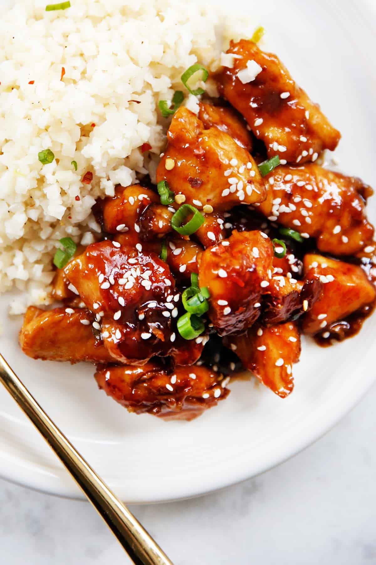 HEALTHY GENERAL TSO'S CHICKEN