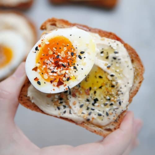 hard boiled egg toast