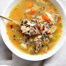 Turkey Wild Rice Soup | Lexi's Clean Kitchen