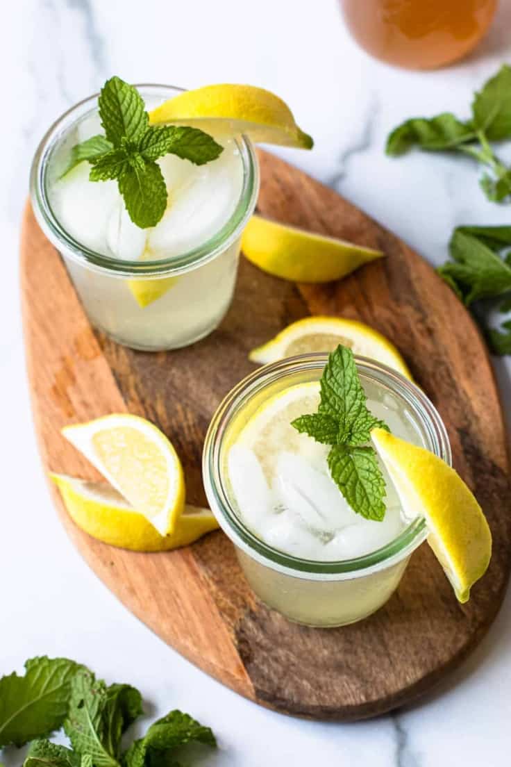 Honey lemon cocktail.