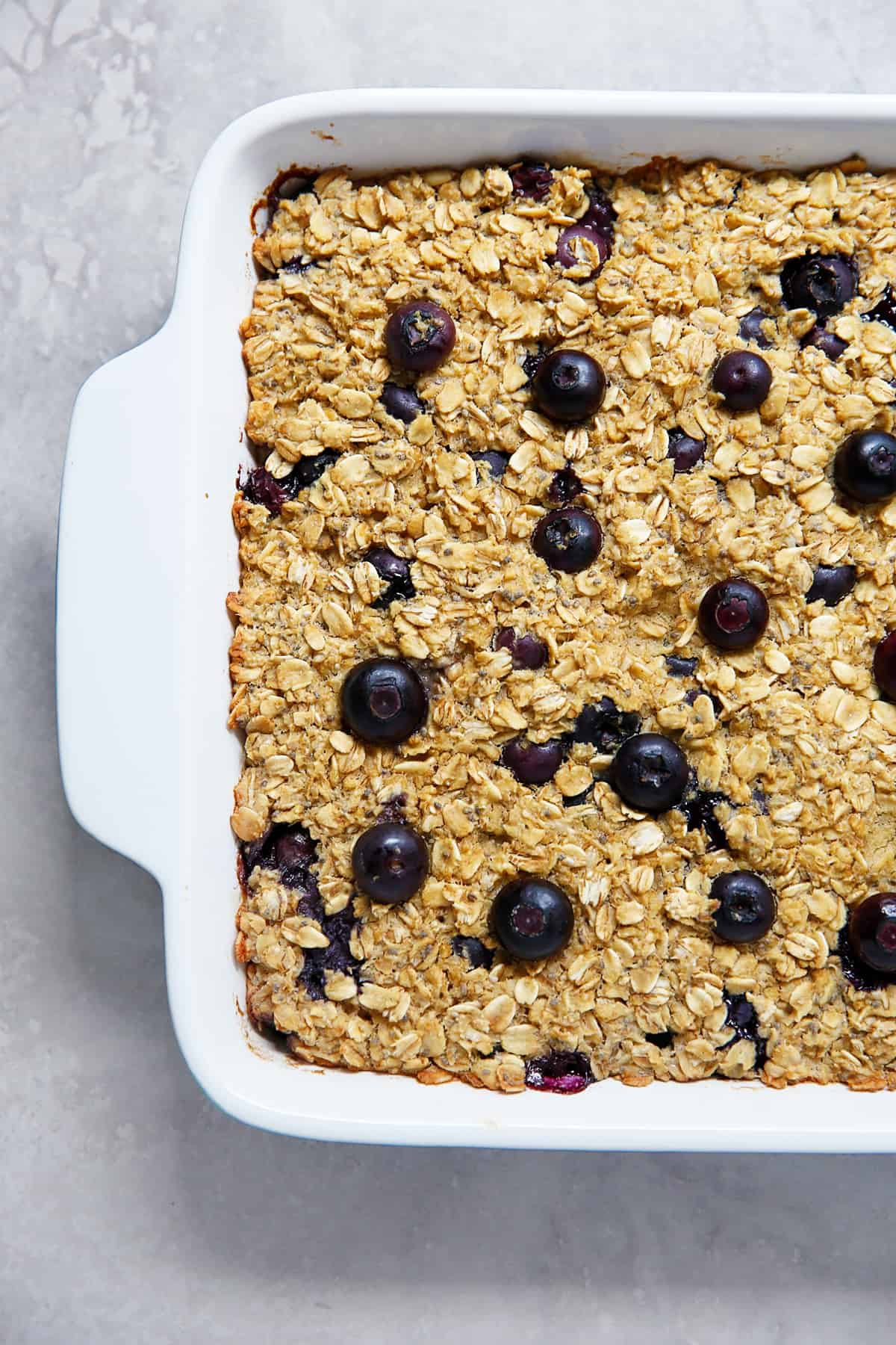 Maple Blueberry Baked Oats