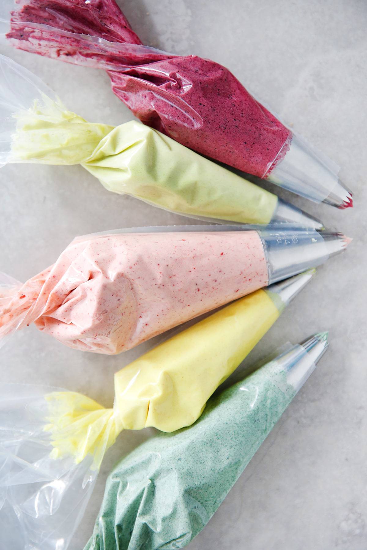 Naturally Colored Buttercream Frosting: 5 Ways
