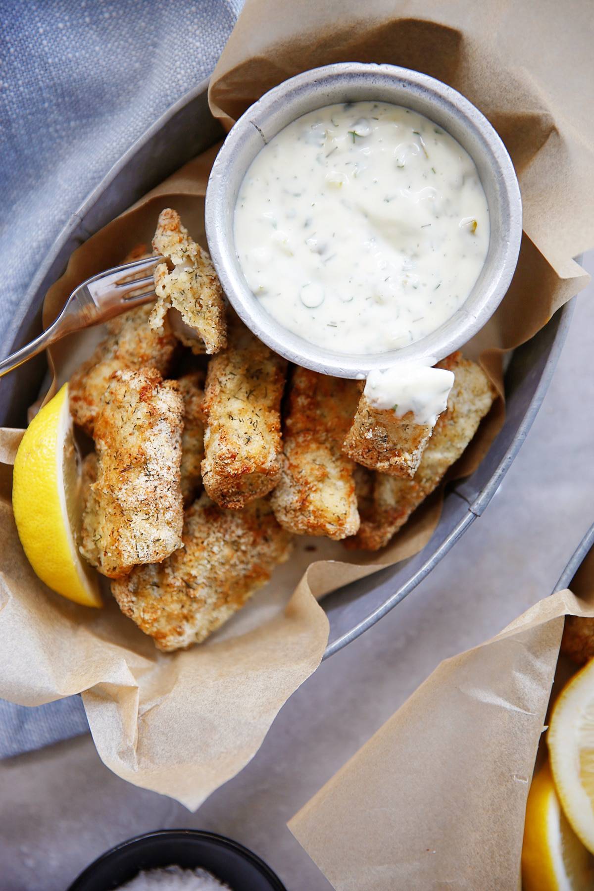 Paleo Air-Fryer Fish Sticks