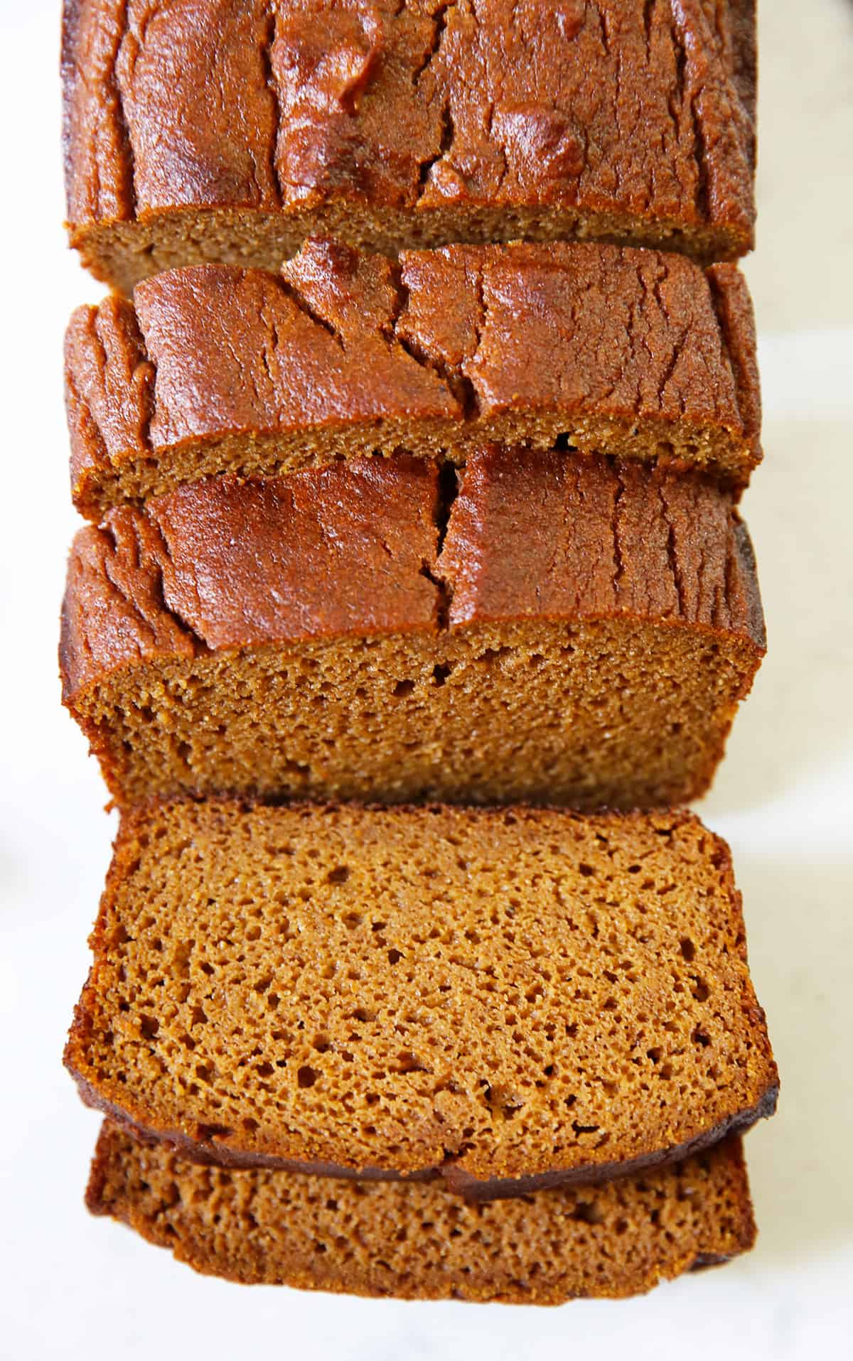 A loaf of pumpkin bread.