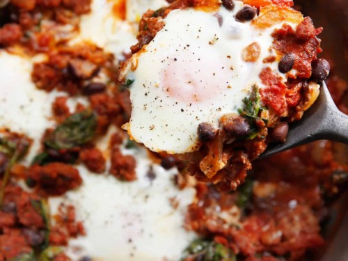 Chorizo and Egg Skillet - The Girl Who Ate Everything