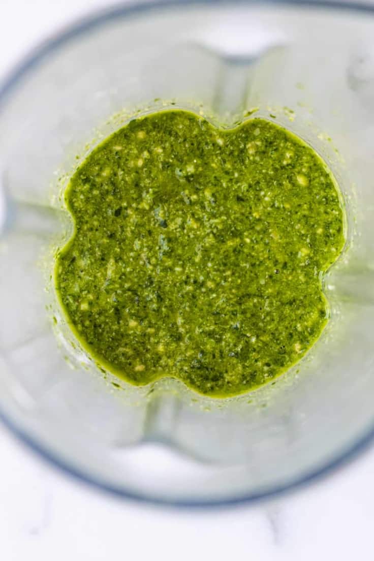 Simple Spinach Basil Pesto - Lexi's Clean Kitchen