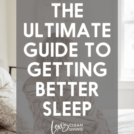 A guide to getting better sleep.