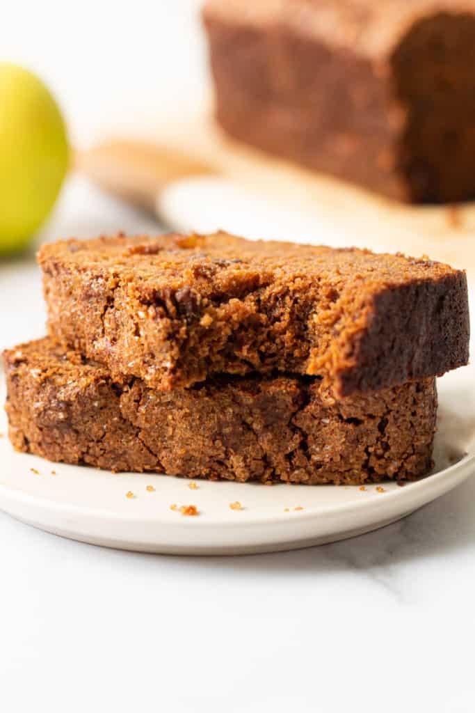 Gluten-free apple bread.