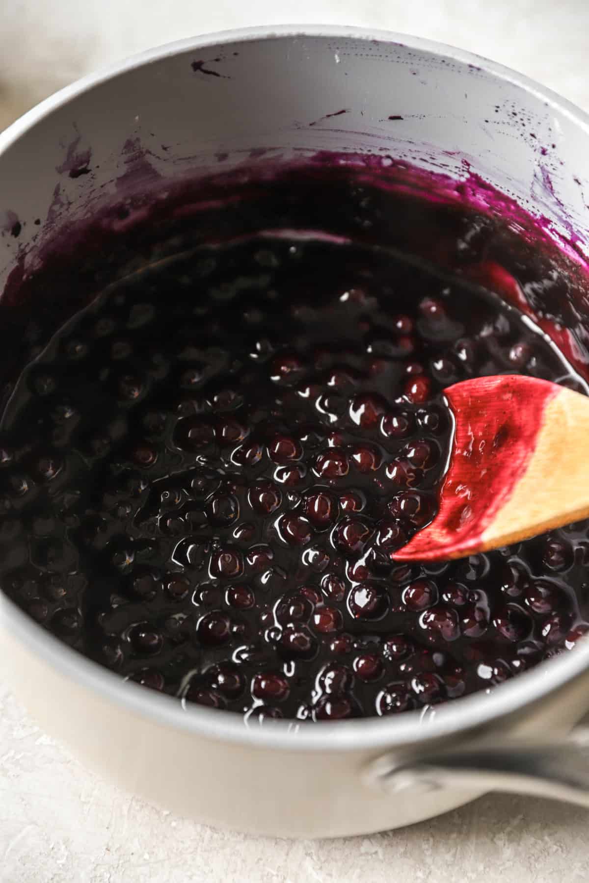 Blueberry filling.