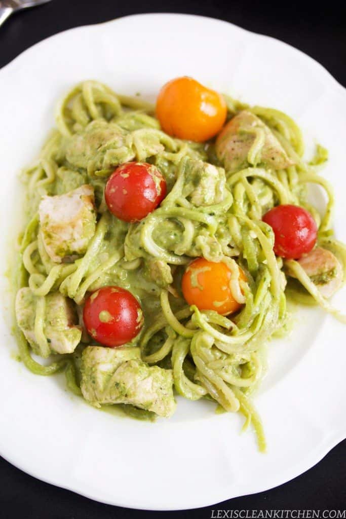 Zucchini Noodles with Pesto