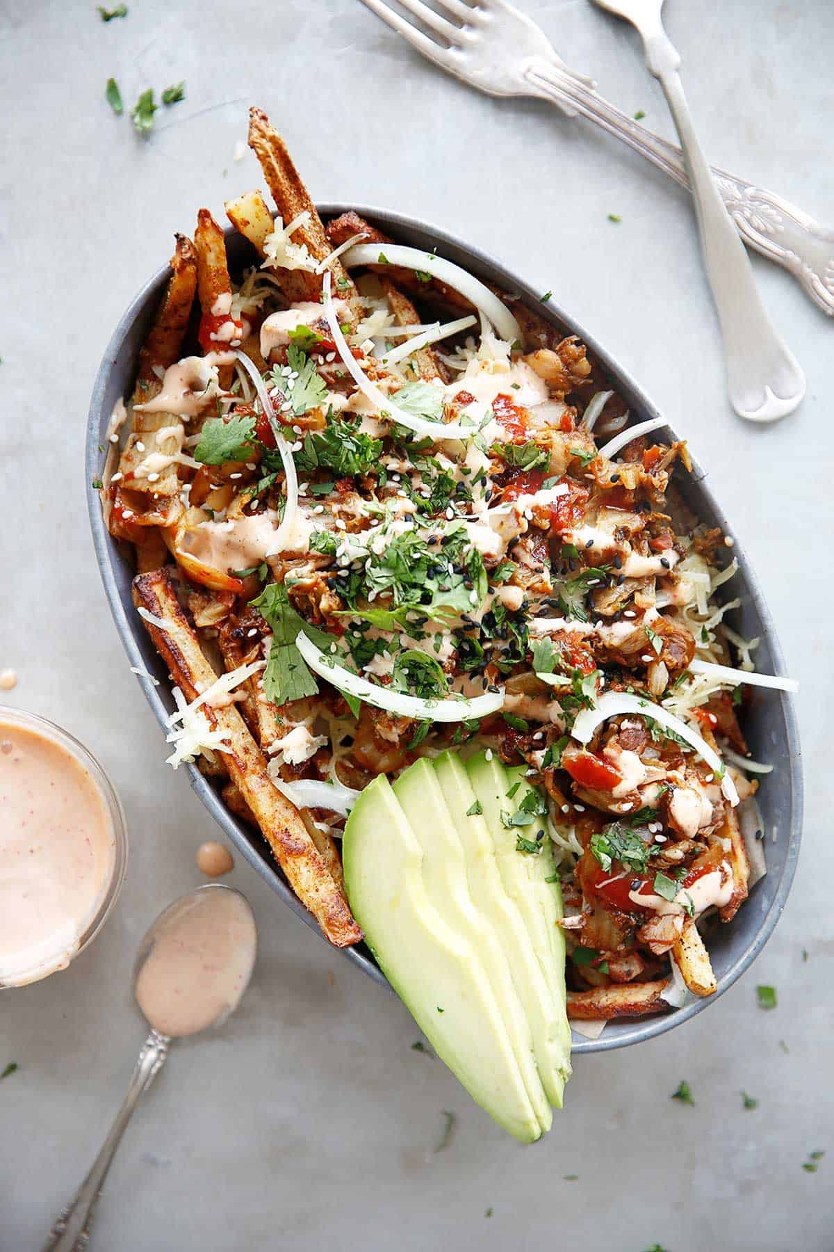 Loaded Kimchi Fries