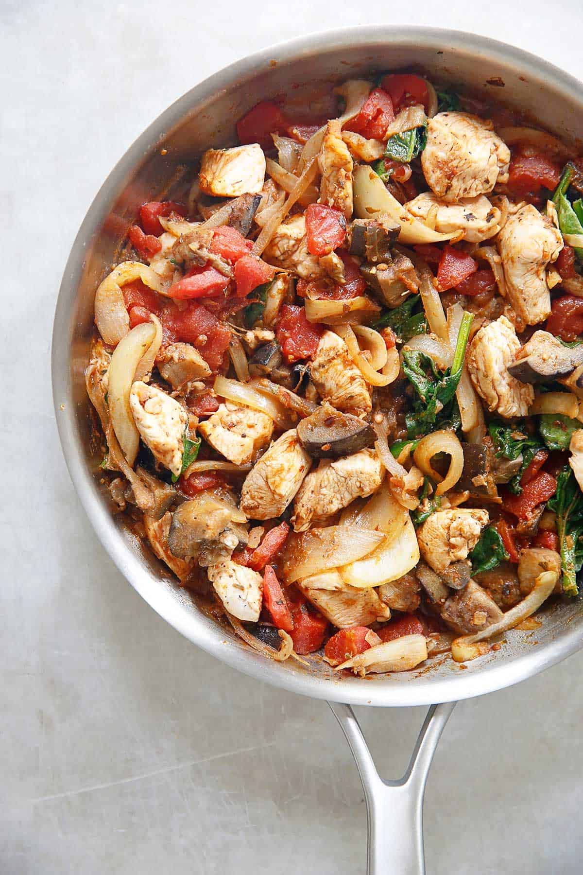 Easy One-Pan Eggplant Chicken Dinner [VIDEO]