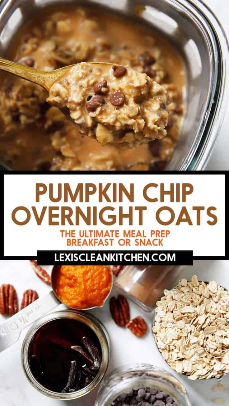 Pumpkin overnight oats.