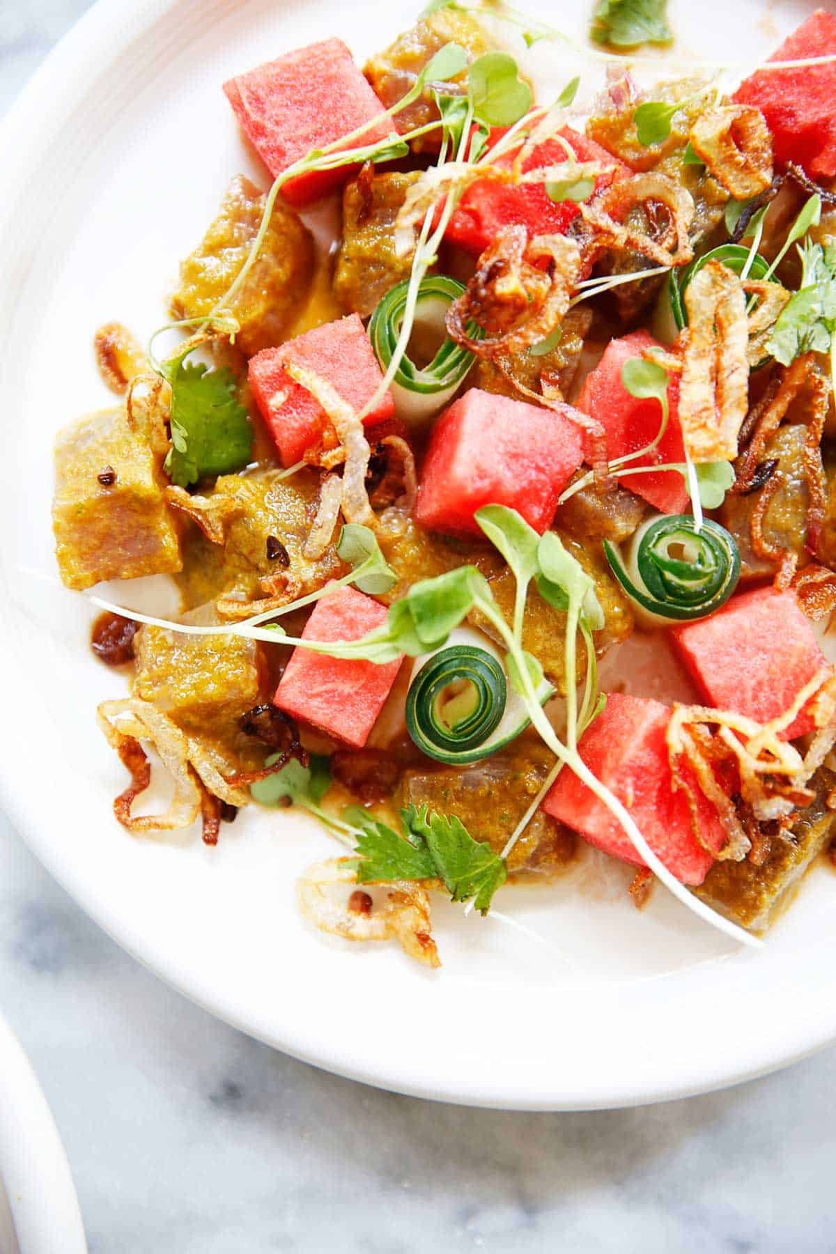 Watermelon Ahi Tuna Salad