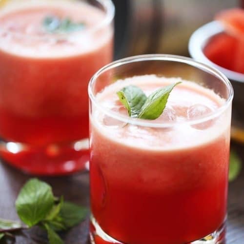 Homemade Watermelon Juice • Just One Cookbook