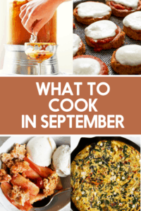 Recipes ideas to cook in September