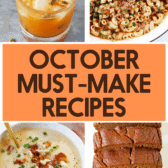 What to make in October.